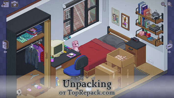 Unpacking 2012 игра куда деть фотографию